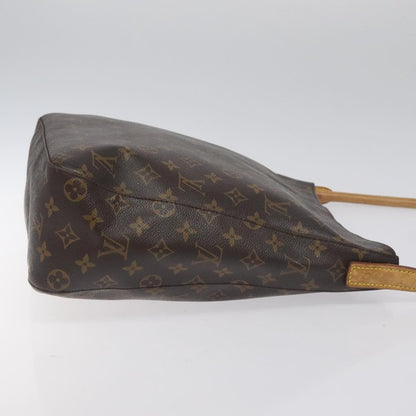 Louis Vuitton Looping Handbag Monogram Canvas, BROWN, CANVAS, Handbag