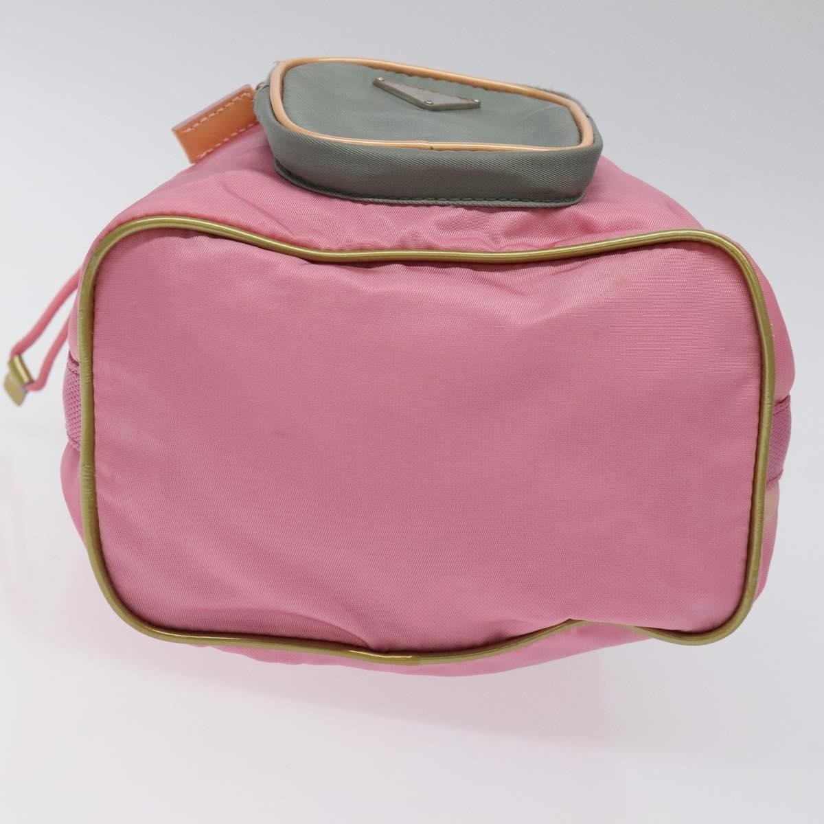 Prada Drawstring Bucket Bag Tessuto, PINK, NYLON, Handbag