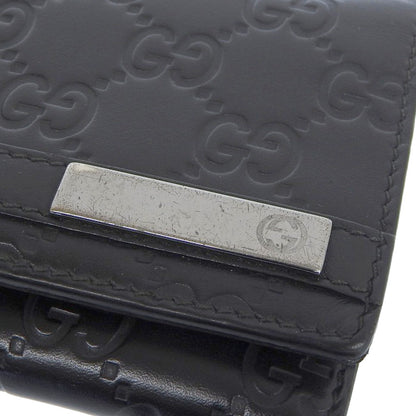 Gucci Guccissima Wallet Motif GG, BLACK, LEATHER, Wallets