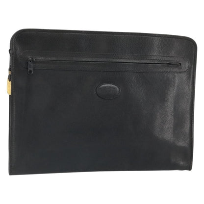 Gucci Vintage clutch Bag Leather, BLACK, LEATHER, Clutche & pouche