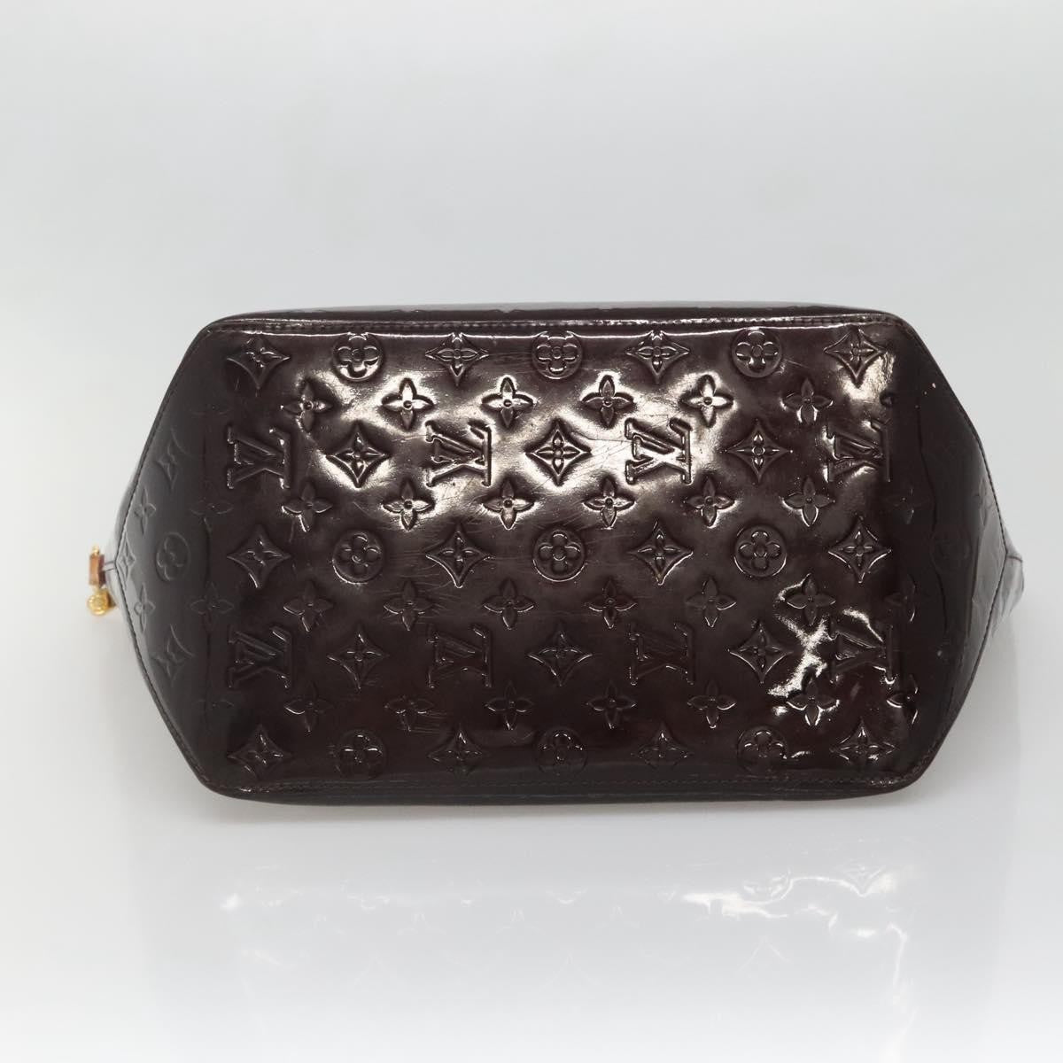 Louis Vuitton Bellevue Handbag Monogram Vernis, BURGUNDY, PATENT_LEATHER, Tote bag