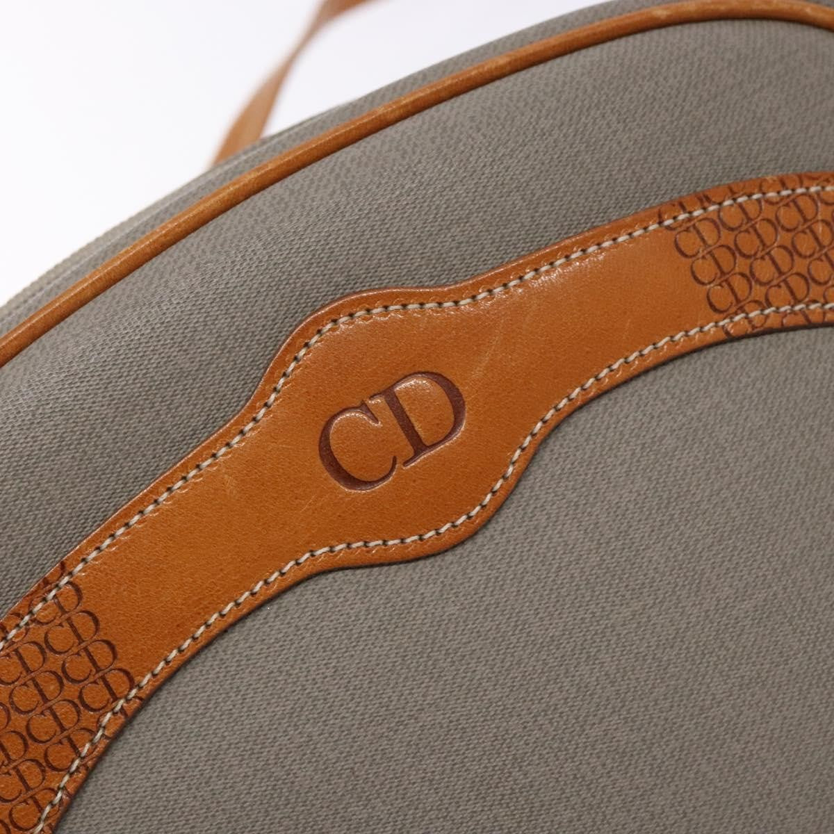 Christian Dior CD Shoulder bag Leather, GRAY, LEATHER, Shoulder bag