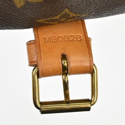 Louis Vuitton Saumur Handbag Monogram Canvas, Brown, Canvas, Shoulder Bag