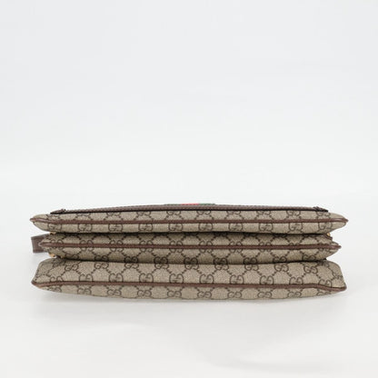 Gucci Ophidia Zip Shoulder Bag GG Coated Canvas, BEIGE, CANVAS, Shoulder bag