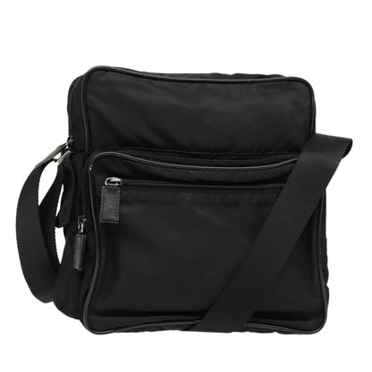 Prada Vintage Shoulder Bag Tessuto, BLACK, NYLON, Shoulder bag