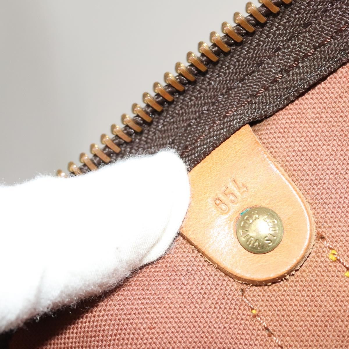 Louis Vuitton Keepall Bag Monogram Canvas, BROWN, CANVAS, Travel bag