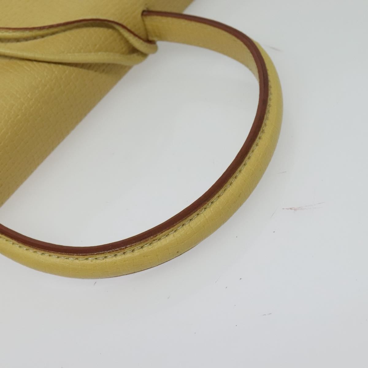 Loewe Barcelona Shoulder Bag Leather, YELLOW, LEATHER, Shoulder bag