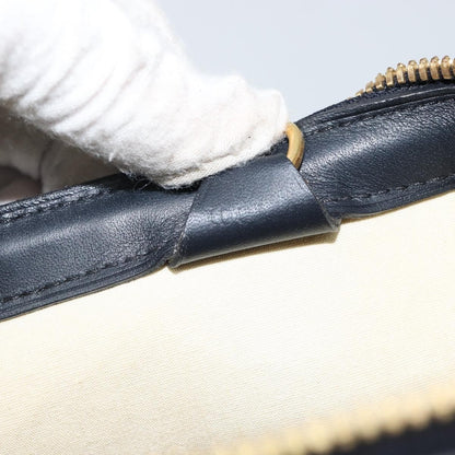 Louis Vuitton Josephine Handbag Mini Lin, BLUE, CANVAS, Handbag