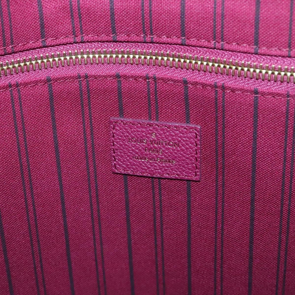Louis Vuitton Citadine Handbag Monogram Empreinte Leather, PURPLE, LEATHER, Tote bag