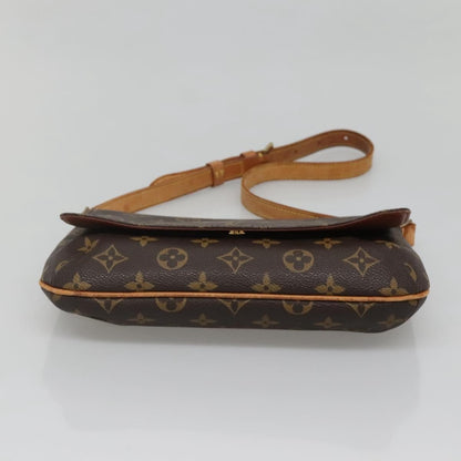 Louis Vuitton Musette Tango Handbag Monogram Canvas, BROWN, CANVAS, Handbag