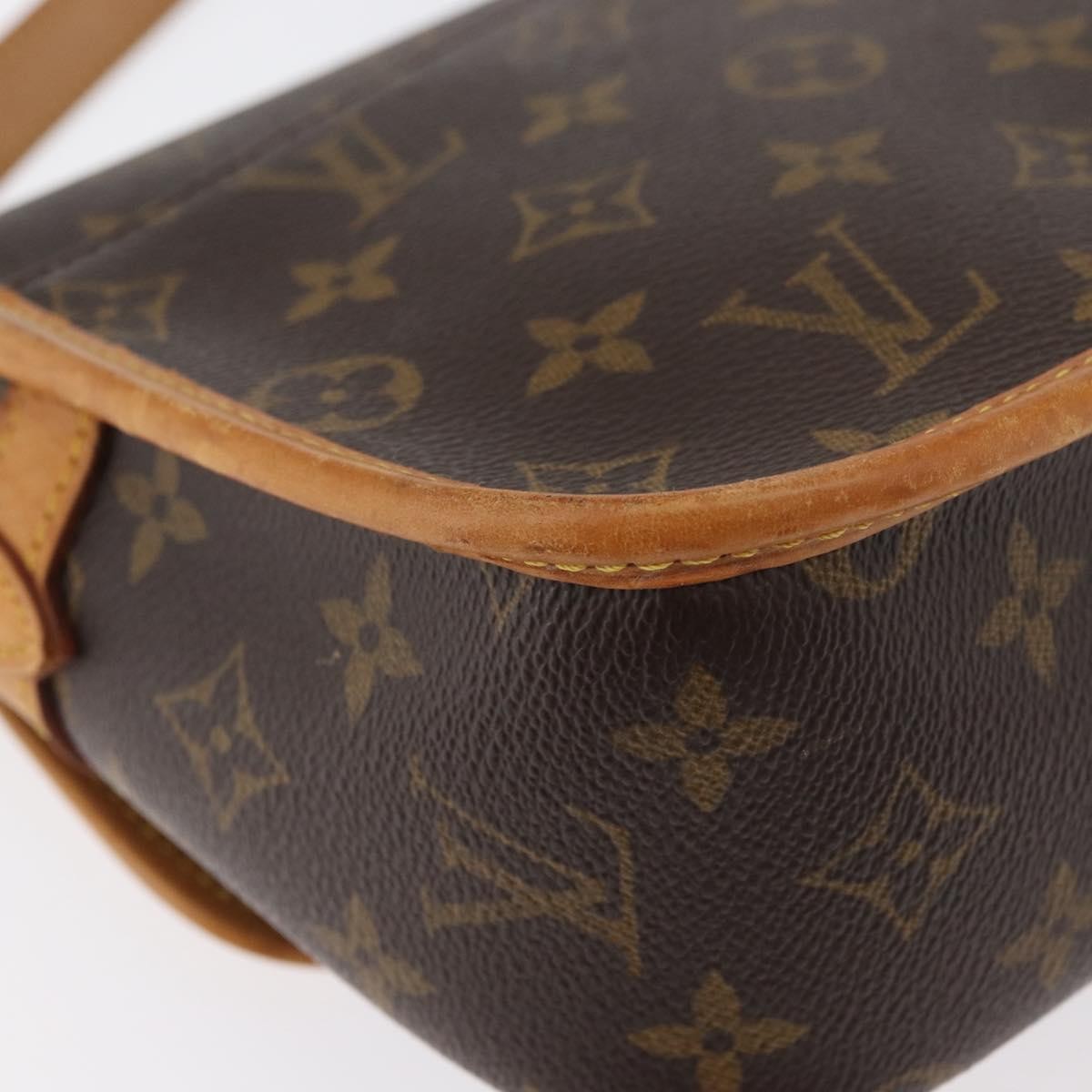 Louis Vuitton Sologne Handbag Monogram Canvas, Brown, Canvas, Shoulder Bag