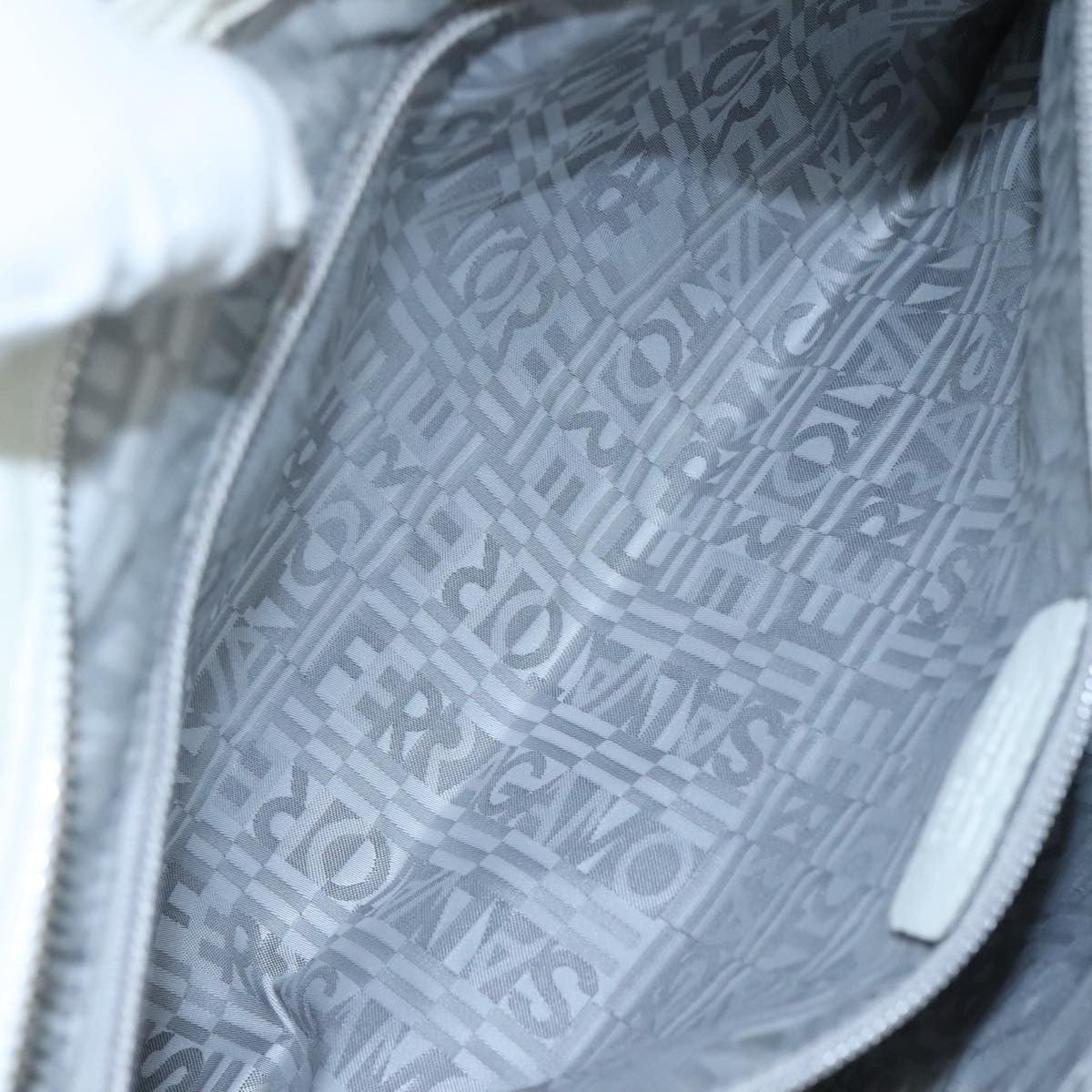 Salvatore Ferragamo Marisa Satchel Leather, WHITE, LEATHER, Handbag