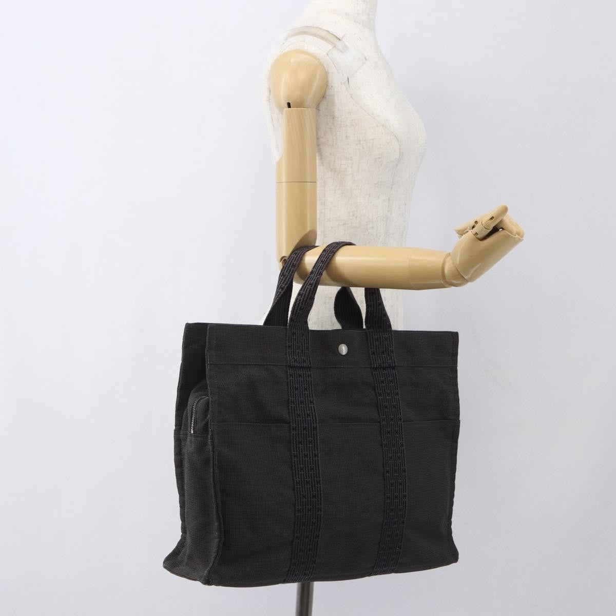 Hermes Fourre-tout Herline Fourre-tout Herline, GRAY, CANVAS, Tote bag
