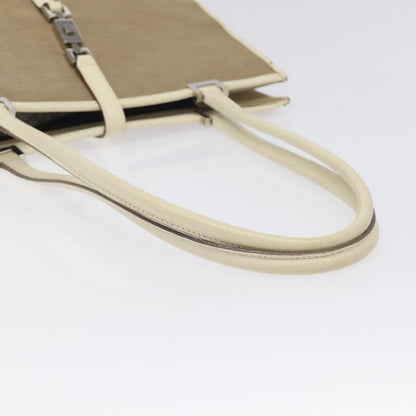 Gucci Vintage Jackie Handbag Canvas, BEIGE, CANVAS, Handbag