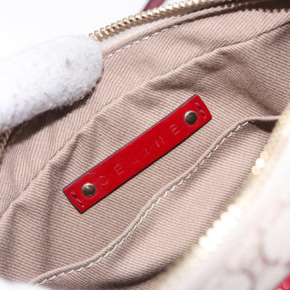 Celine Vintage Macadam Shoulder Bag Canvas, BEIGE, CANVAS, Shoulder bag