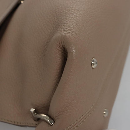 Salvatore Ferragamo Sofia Satchel Leather, BEIGE, LEATHER, Handbag