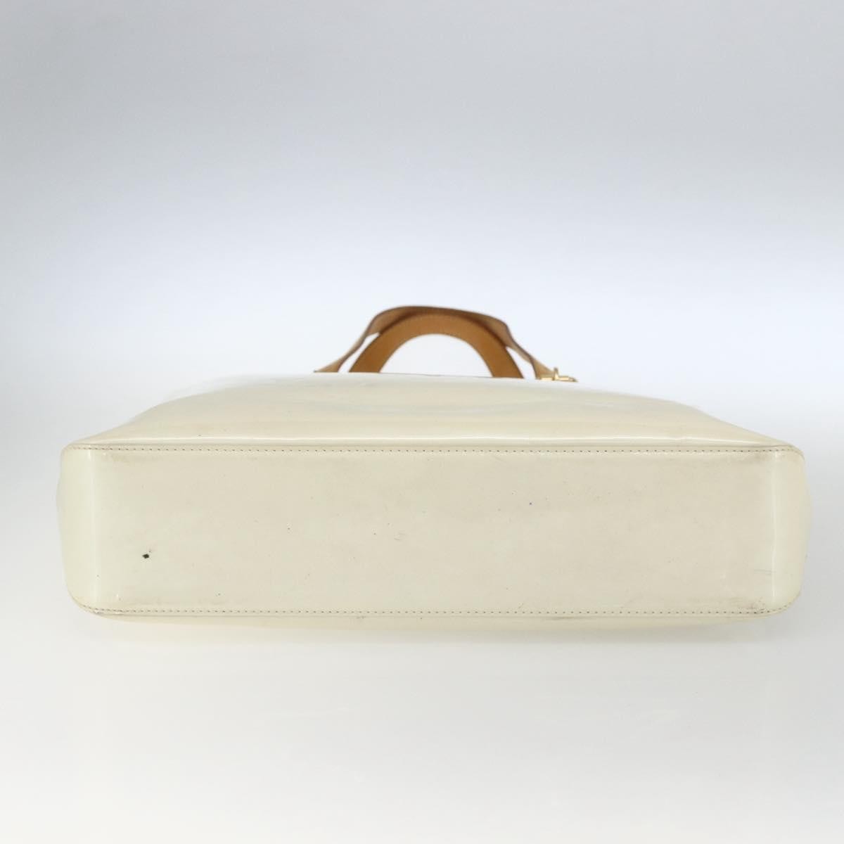 Louis Vuitton Brentwood Handbag Monogram Vernis, BEIGE, PATENT_LEATHER, Tote bag
