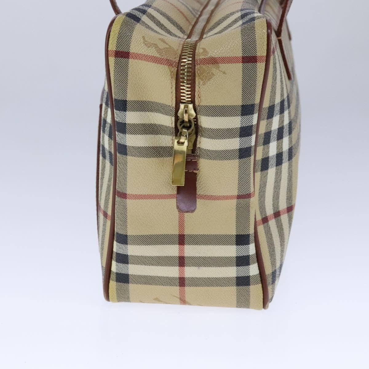 Burberry Regent Tote Haymarket Coated Canvas, BEIGE, PVC, Handbag