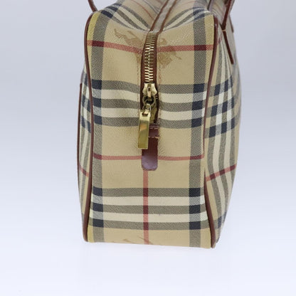 Burberry Regent Tote Haymarket Coated Canvas, BEIGE, PVC, Handbag