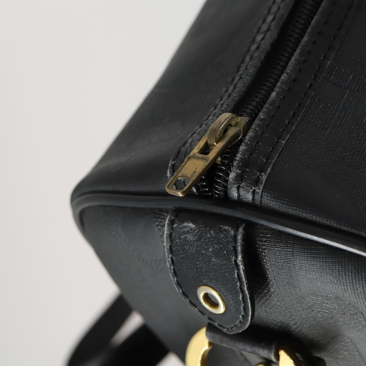Christian Dior Vintage Trotter Boston Bag Canvas, BLACK, CANVAS, Travel bag