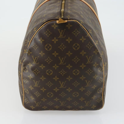 Louis Vuitton Keepall Bag Monogram Canvas, BROWN, CANVAS, Travel bag