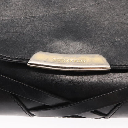 Burberry Bridle Abbott Crossbody Bag Leather, BLACK, LEATHER, Shoulder bag