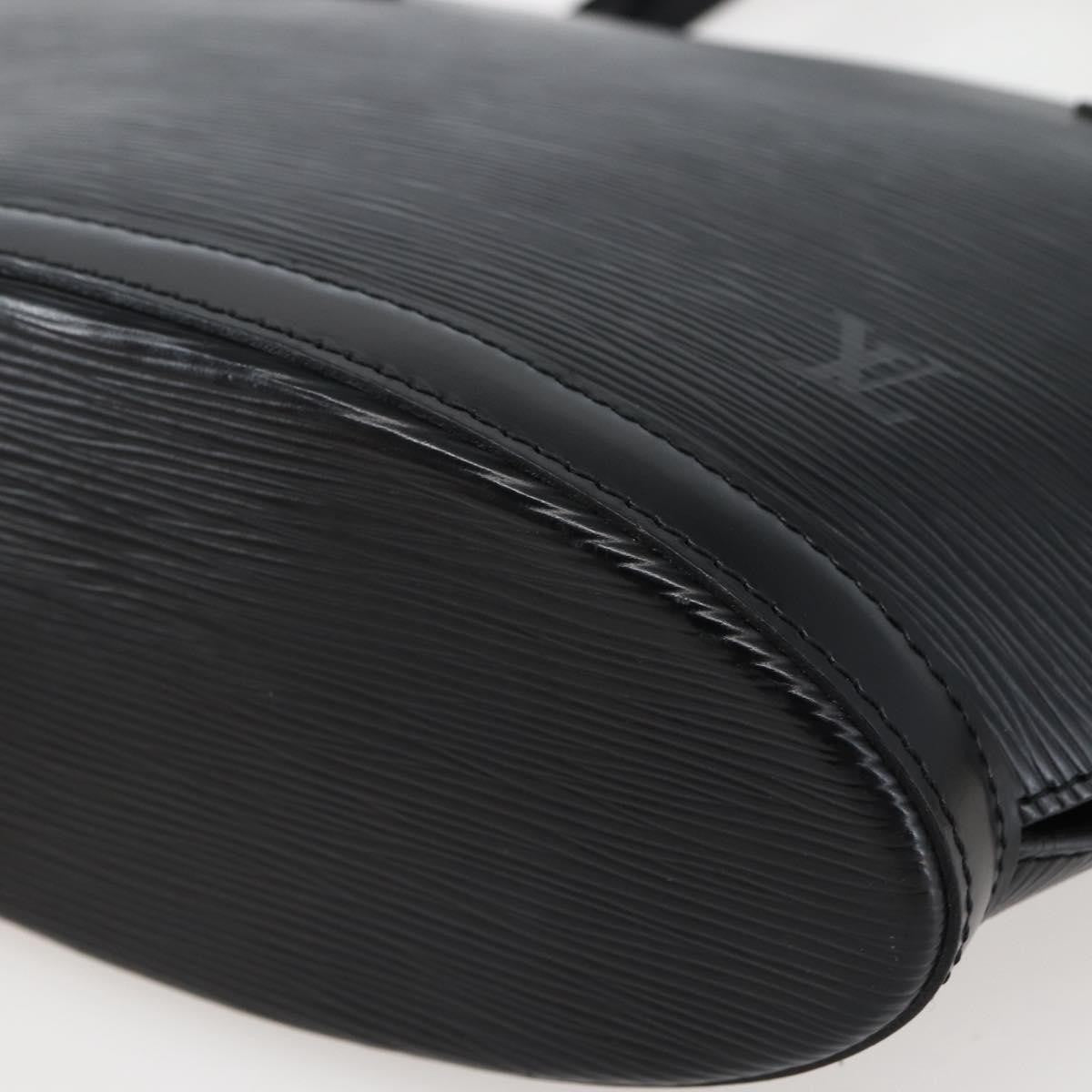 Louis Vuitton Saint Jacques Handbag Epi Leather, BLACK, LEATHER, Handbag