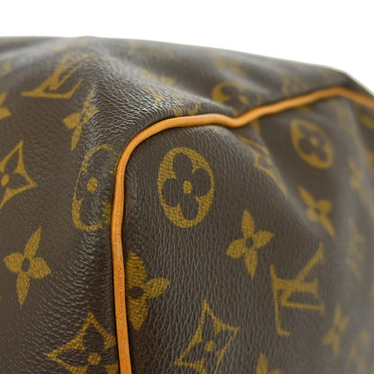 Louis Vuitton Speedy Handbag Monogram Canvas, Brown, Canvas, Handbag