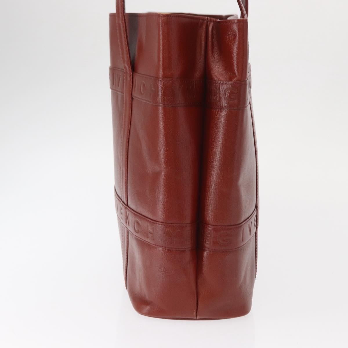 Givenchy Vintage Tote Bag Leather, BROWN, LEATHER, Tote bag