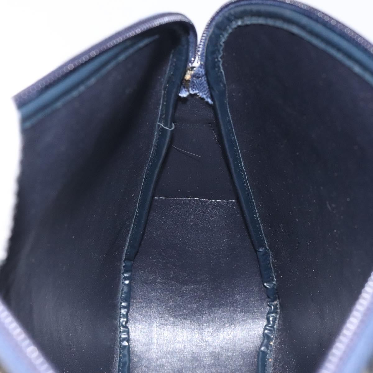 Christian Dior Vintage Trotter Shoulder Bag Canvas, NAVY, CANVAS, Shoulder bag