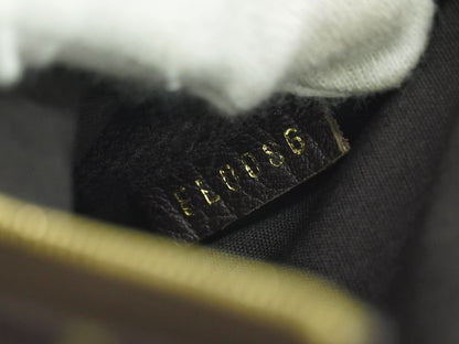 Louis Vuitton Mini pochette accessoire Min Lin Canvas, BROWN, CANVAS, Clutche & pouche