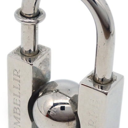 Hermes LHomme Peut Embellir La Terre Cadena Lock Charm Metal, SILVER, SILVER_PLATED, Charms and Keychains