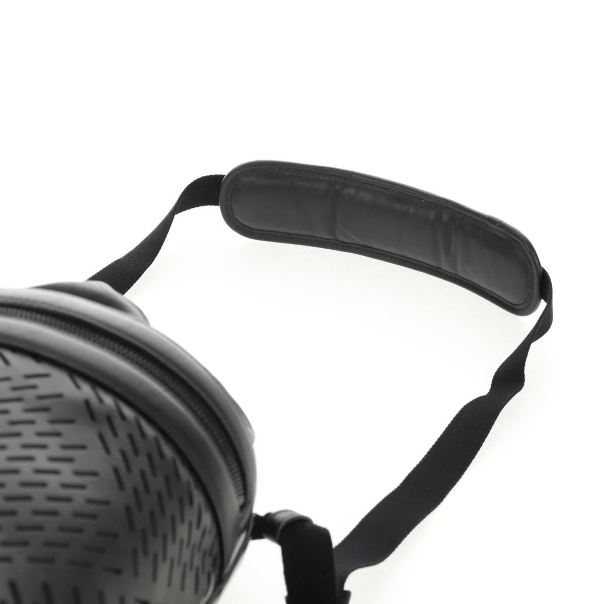 Bottega Veneta Paper Bucket Bag Perforated Leather, BLACK, LEATHER, Shoulder bag