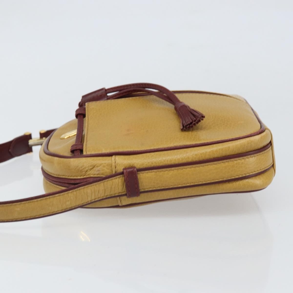 cartier Tasseled Must de Cartier Crossbody Bag Leather, YELLOW, LEATHER, Shoulder bag