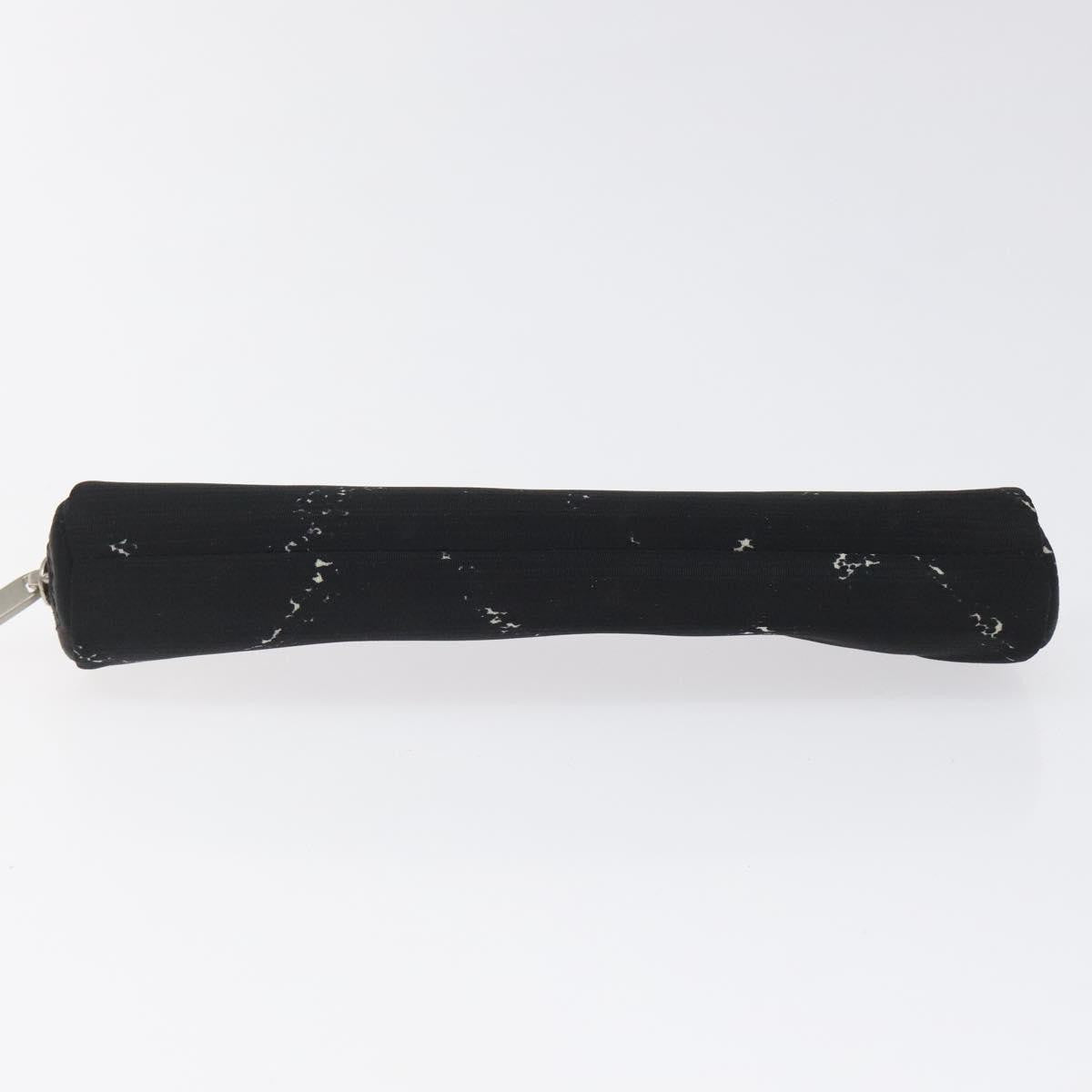 Chanel Travel Line Pen Case Nylon, BLACK, NYLON, Wallets