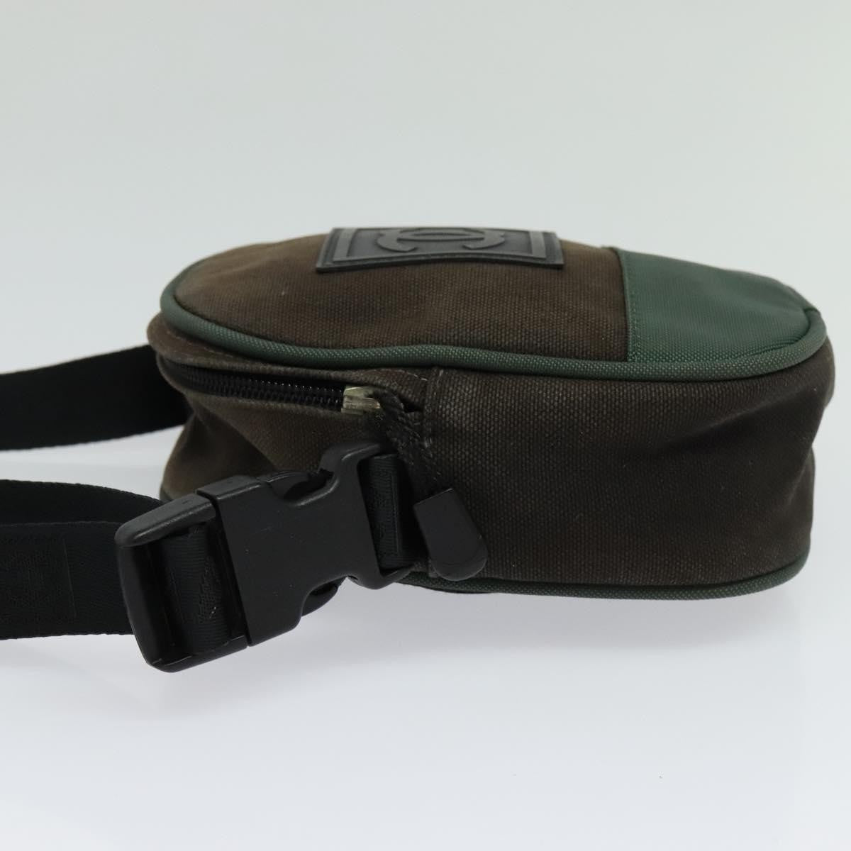 Chanel Sport Line Crossbody Bag Coated Canvas, BROWN, CANVAS, Shoulder bag