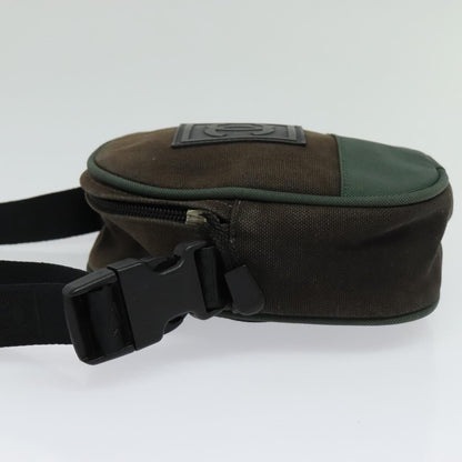 Chanel Sport Line Crossbody Bag Coated Canvas, BROWN, CANVAS, Shoulder bag