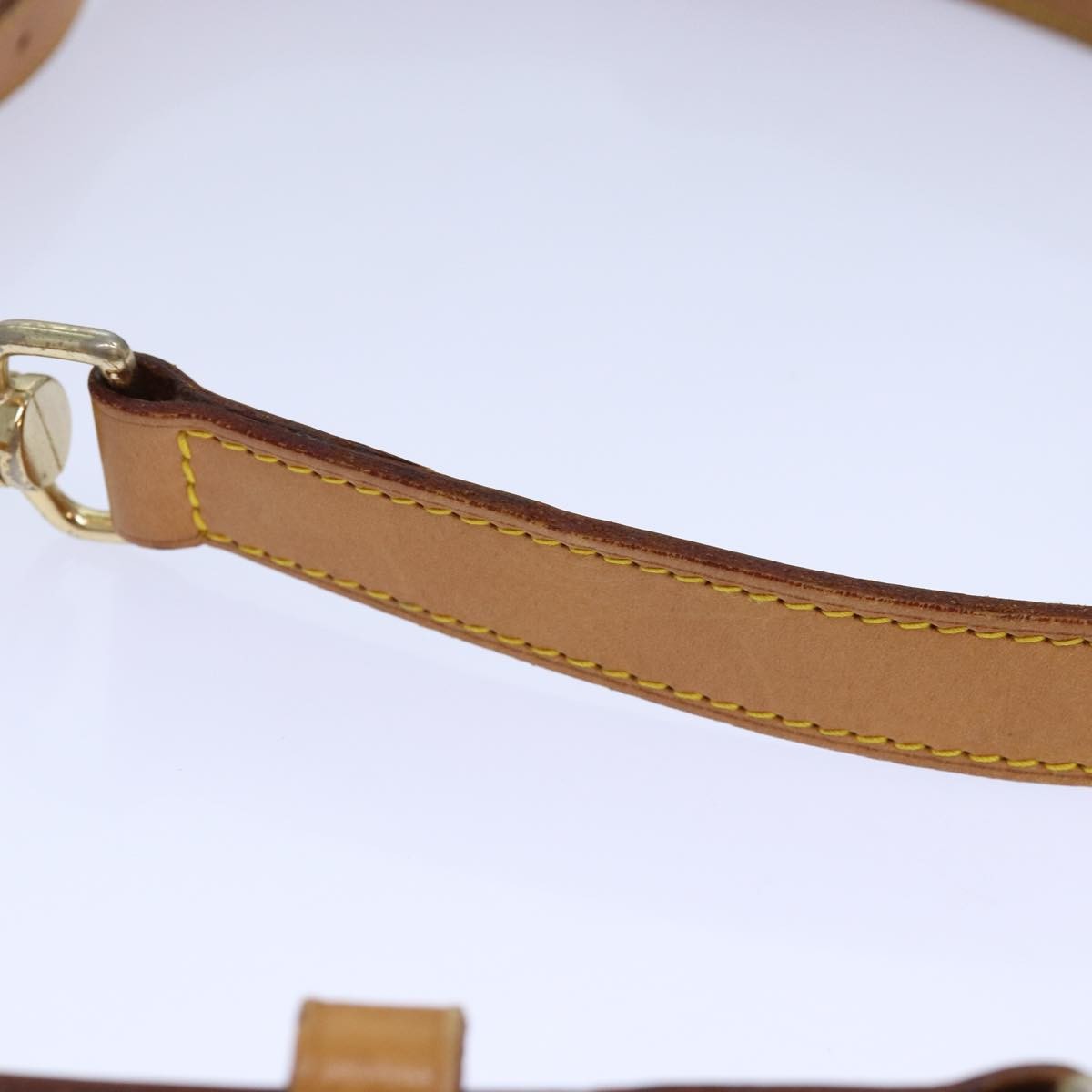 Louis Vuitton Adjustable Shoulder Strap Taiga Leather, BEIGE, LEATHER, Straps