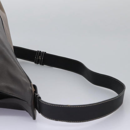 Loewe Anton Sling Bag Leather, Gray, Leather, Backpack