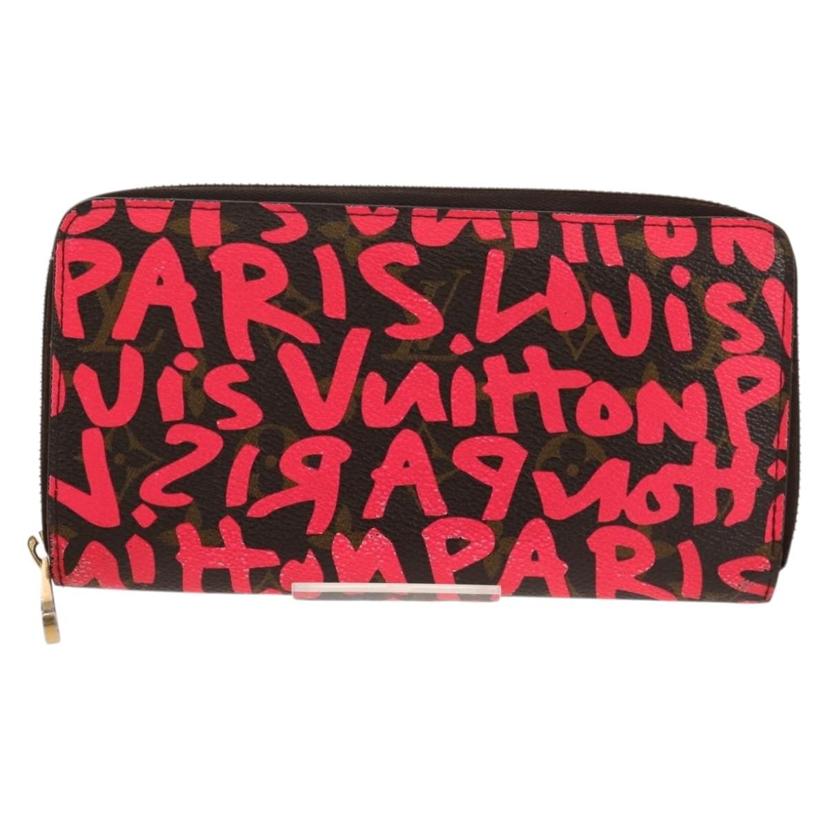 Louis Vuitton Zippy wallet Canvas, PINK, CANVAS, Wallets
