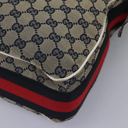 Gucci Heritage Web Hobo GG Canvas, NAVY, CANVAS, Shoulder bag