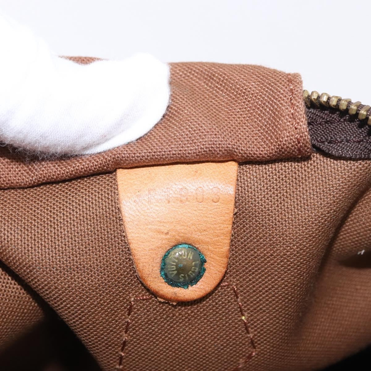 Louis Vuitton Speedy Handbag Monogram Canvas, Brown, Canvas, Handbag