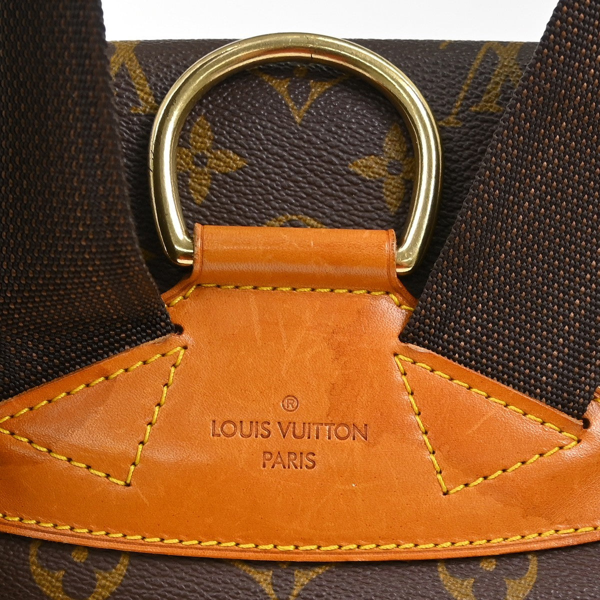 Louis Vuitton Vintage Montsouris Backpack Monogram Canvas, Brown, Canvas, Backpack