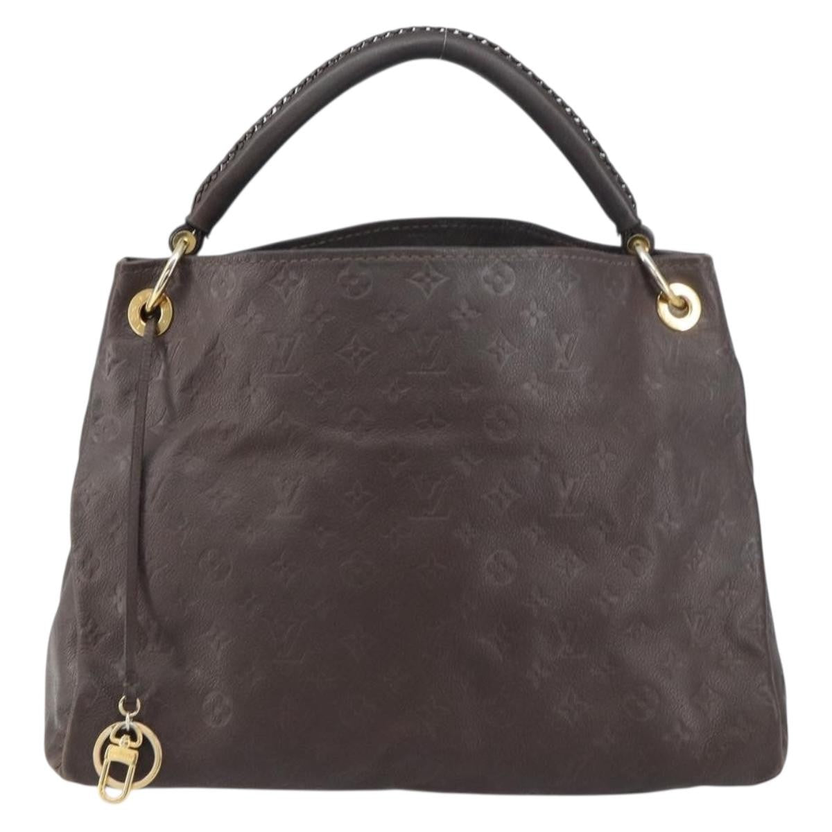 Louis Vuitton Artsy Handbag Monogram Empreinte Leather, BROWN, LEATHER, Handbag