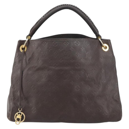 Louis Vuitton Artsy Handbag Monogram Empreinte Leather, BROWN, LEATHER, Handbag