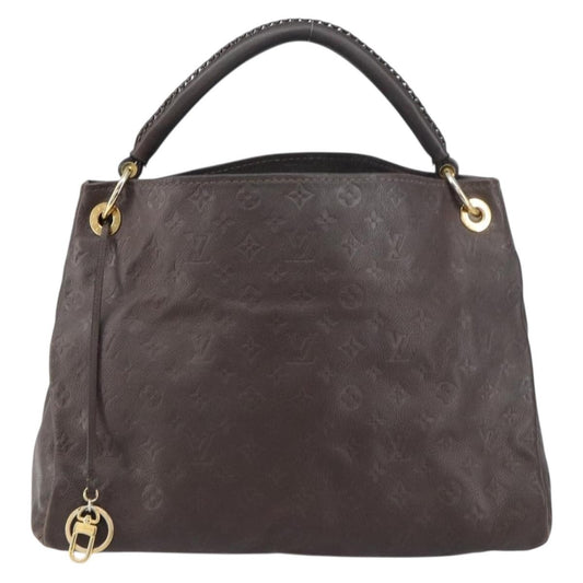 Louis Vuitton Artsy Handbag Monogram Empreinte Leather, BROWN, LEATHER, Handbag