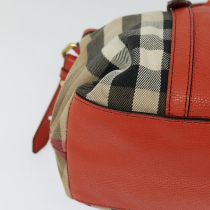 Burberry Bridle House Salisbury Tote Nova Check Canvas, BEIGE, CANVAS, Tote bag