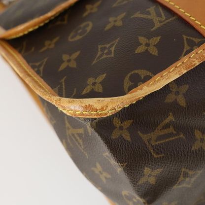 Louis Vuitton Sac Chasse Hunting Bag Monogram Canvas, BROWN, CANVAS, Travel bag