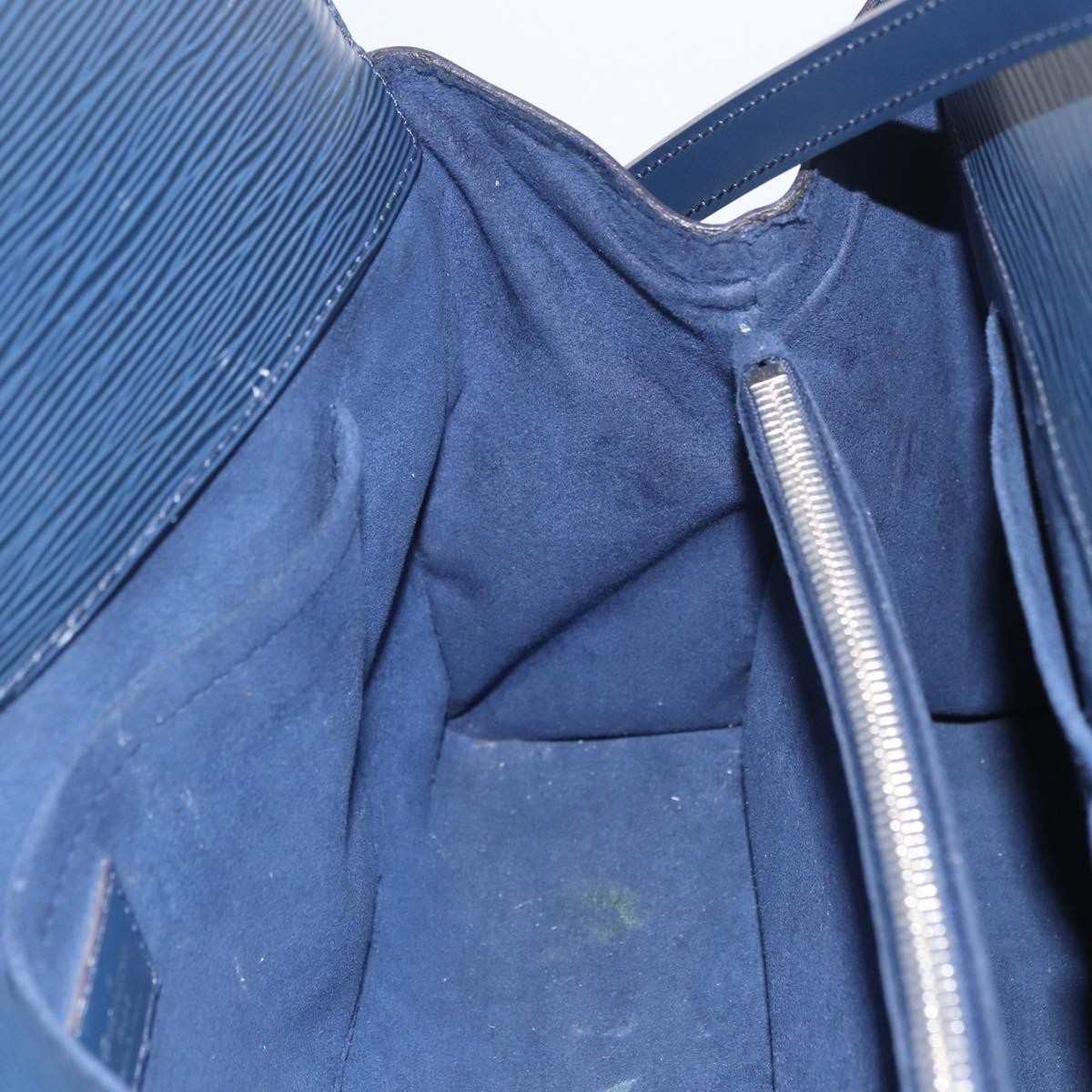 Louis Vuitton Marly Handbag Epi Leather, Blue, Leather, Handbag