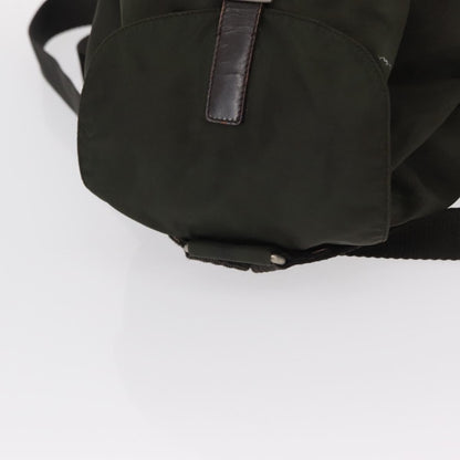 Prada Front Pocket Backpack Tessuto, KHAKI, NYLON, Backpack